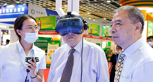 中國糧油學會領導蒞臨邁安德展位