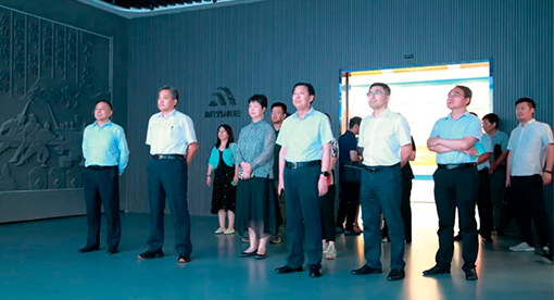 商務(wù)部市場體系建設(shè)司司長周強一行蒞臨邁安德調(diào)研指導